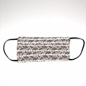 Pleated Handmade Face Mask With Filter Pocket